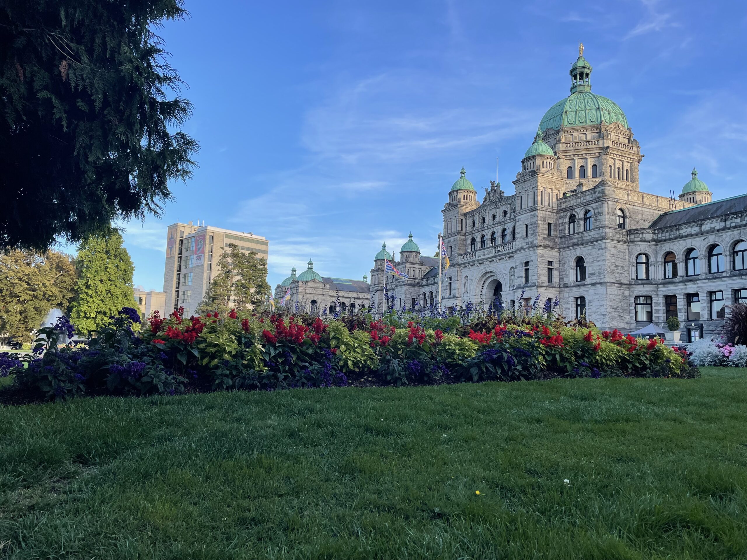 British Columbia Parliament Buildings in Victoria, Canada
